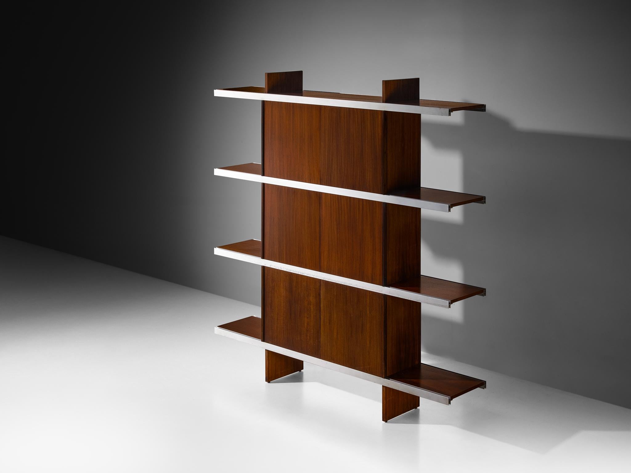 Mobile Angelo Mangiarotti in Wood e Alluminio in vendita 5