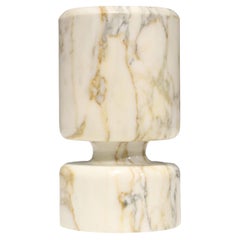 Angelo Mangiarotti Calacatta Marble Vase, Mid-Century Modern, 1960s