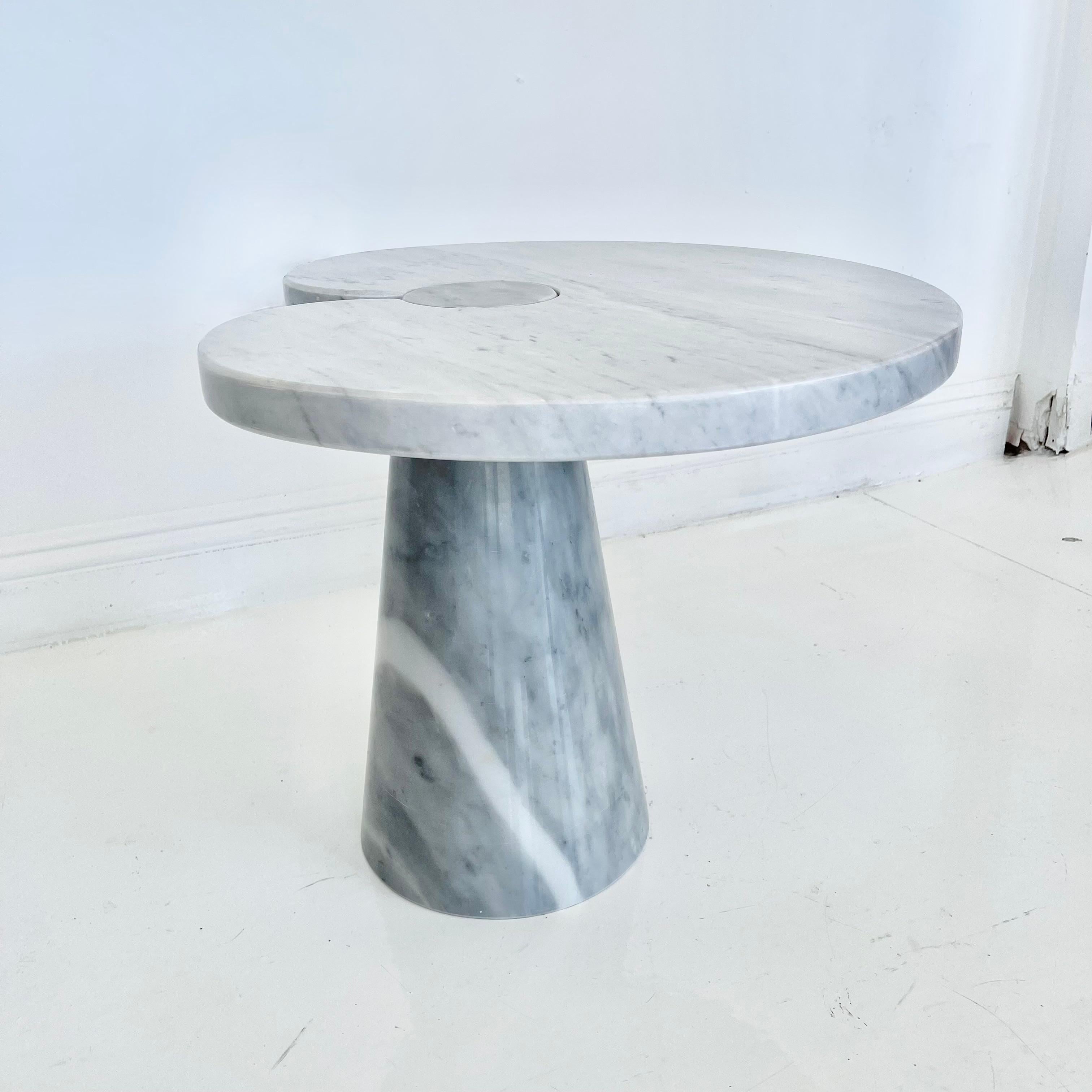 Angelo Mangiarotti Carrara Marble Eros Side Table, 1970 1