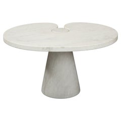 Angelo Mangiarotti Carrara Marble "Eros" Side Table for Skipper