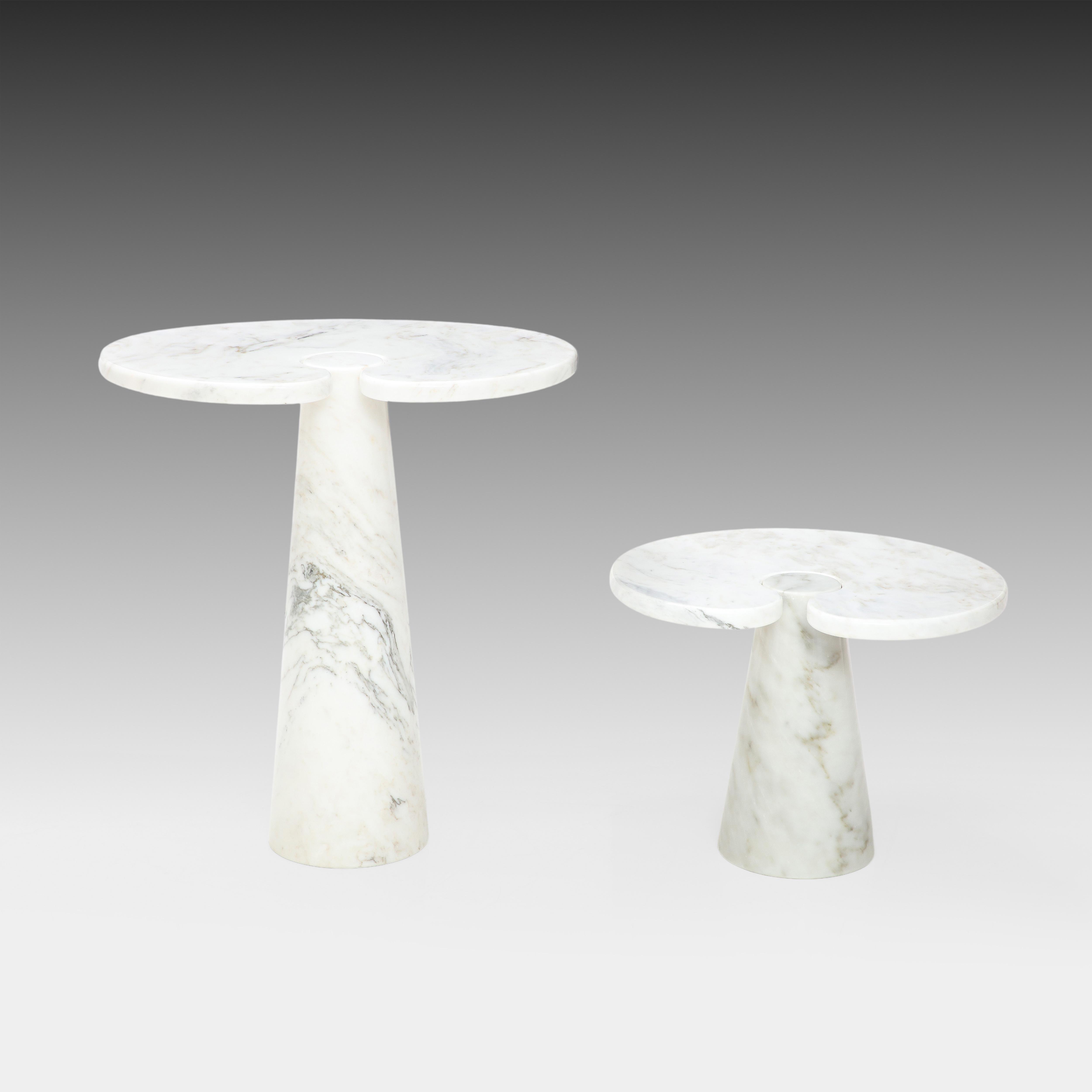 Angelo Mangiarotti Carrara Marble Side Table from 'Eros' Series, 1971 For Sale 5