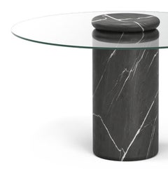 Angelo Mangiarotti "Castore" Marble Dining Table by Karakter