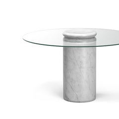 Angelo Mangiarotti "Castore" Marble Dining Table by Karakter