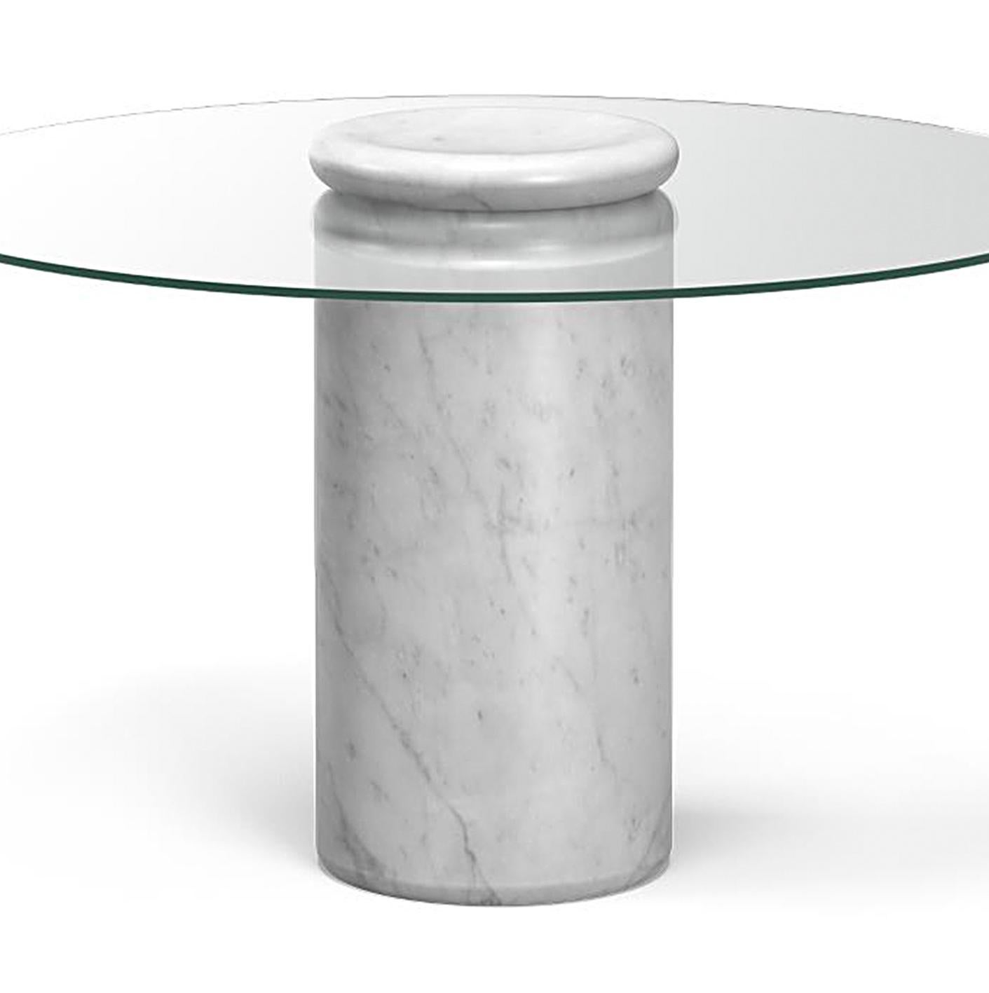 Mid-Century Modern Table de salle à manger en marbre Castore d'Angelo Mangiarotti par Karakter en vente