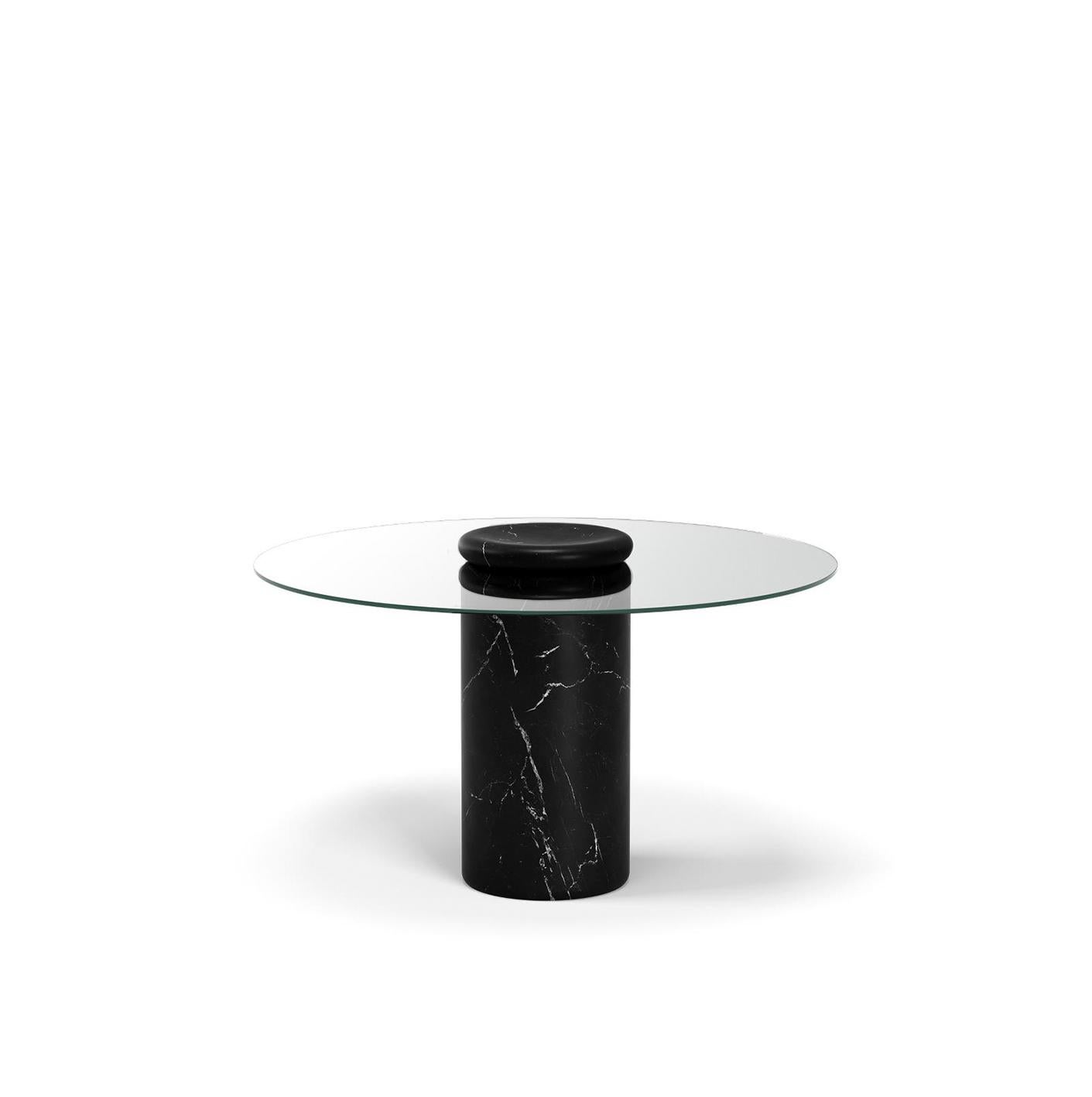 XXIe siècle et contemporain Table de salle à manger en marbre Castore d'Angelo Mangiarotti par Karakter en vente