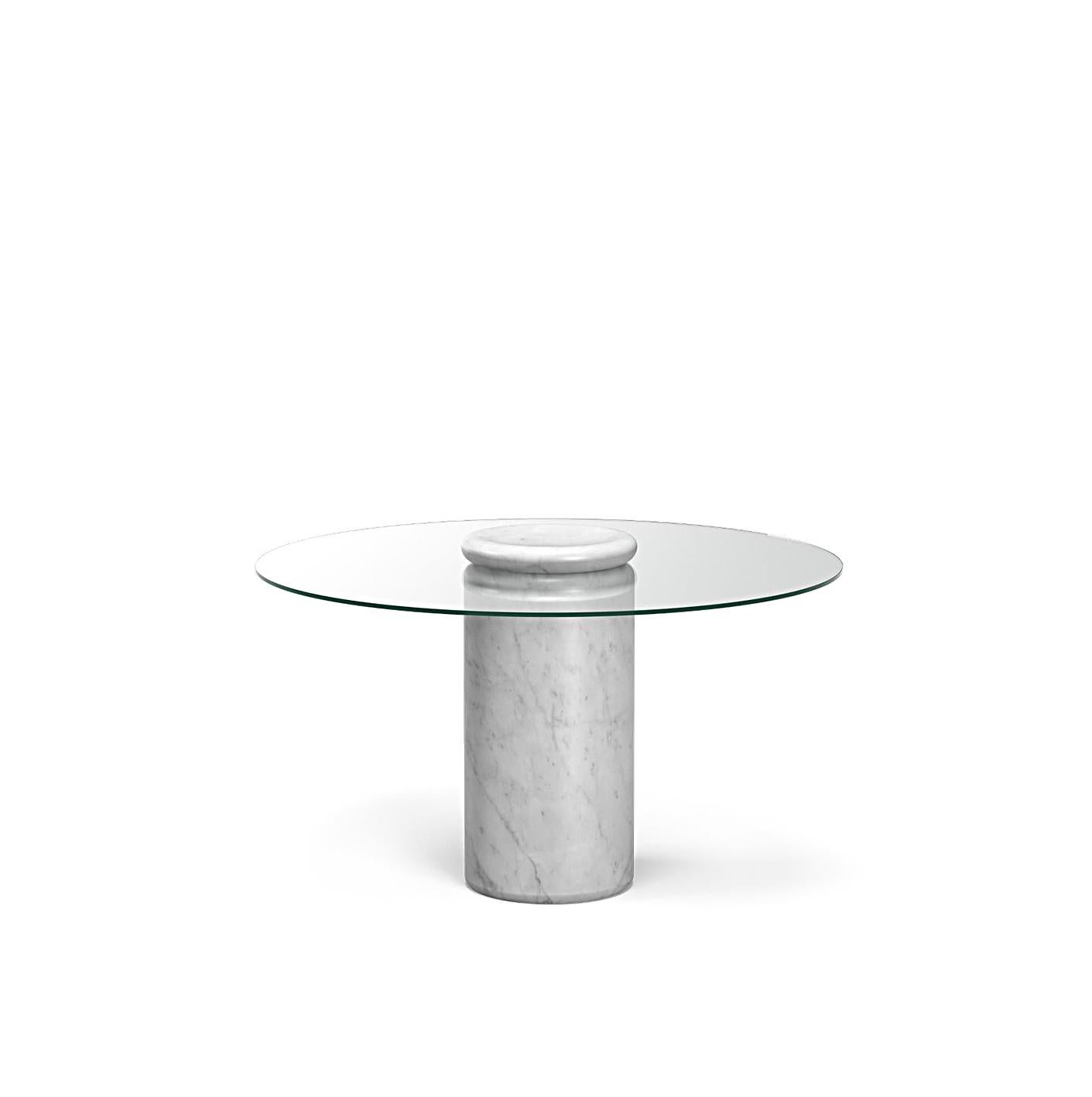 Table de salle à manger en marbre Castore d'Angelo Mangiarotti par Karakter en vente 1