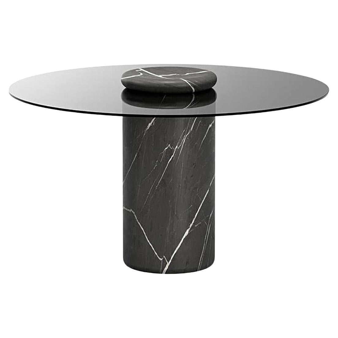 Angelo Mangiarotti "Castore" Marble Dining Table by Karakter