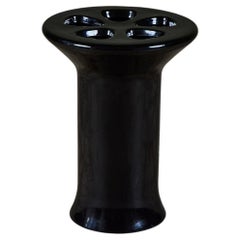 Angelo Mangiarotti Glazed Ceramic Umbrella Stand, Italy, 1970s Design