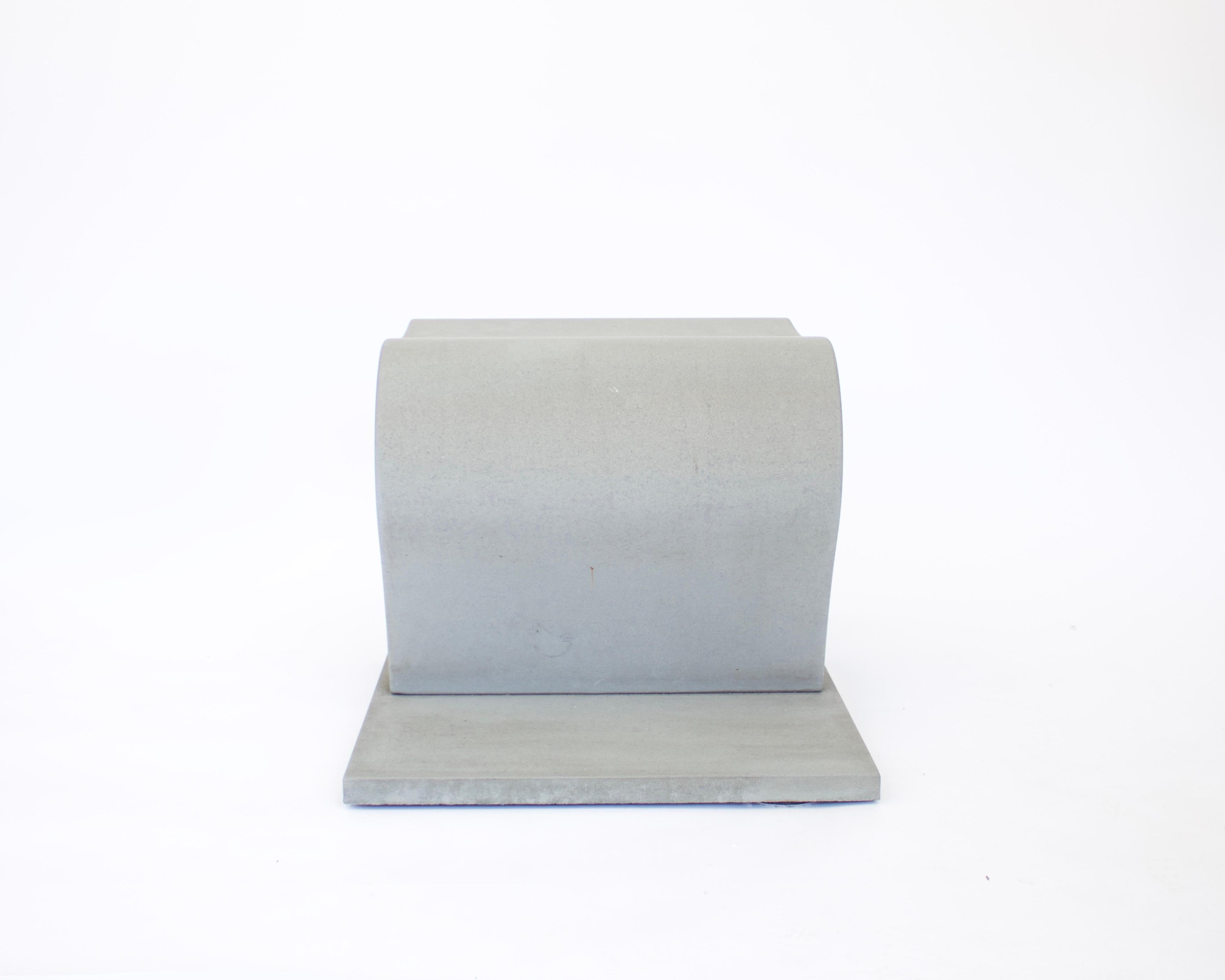 Angelo Mangiarotti Clizia Stool 1990 Pietra Serena Marble For Sale 4