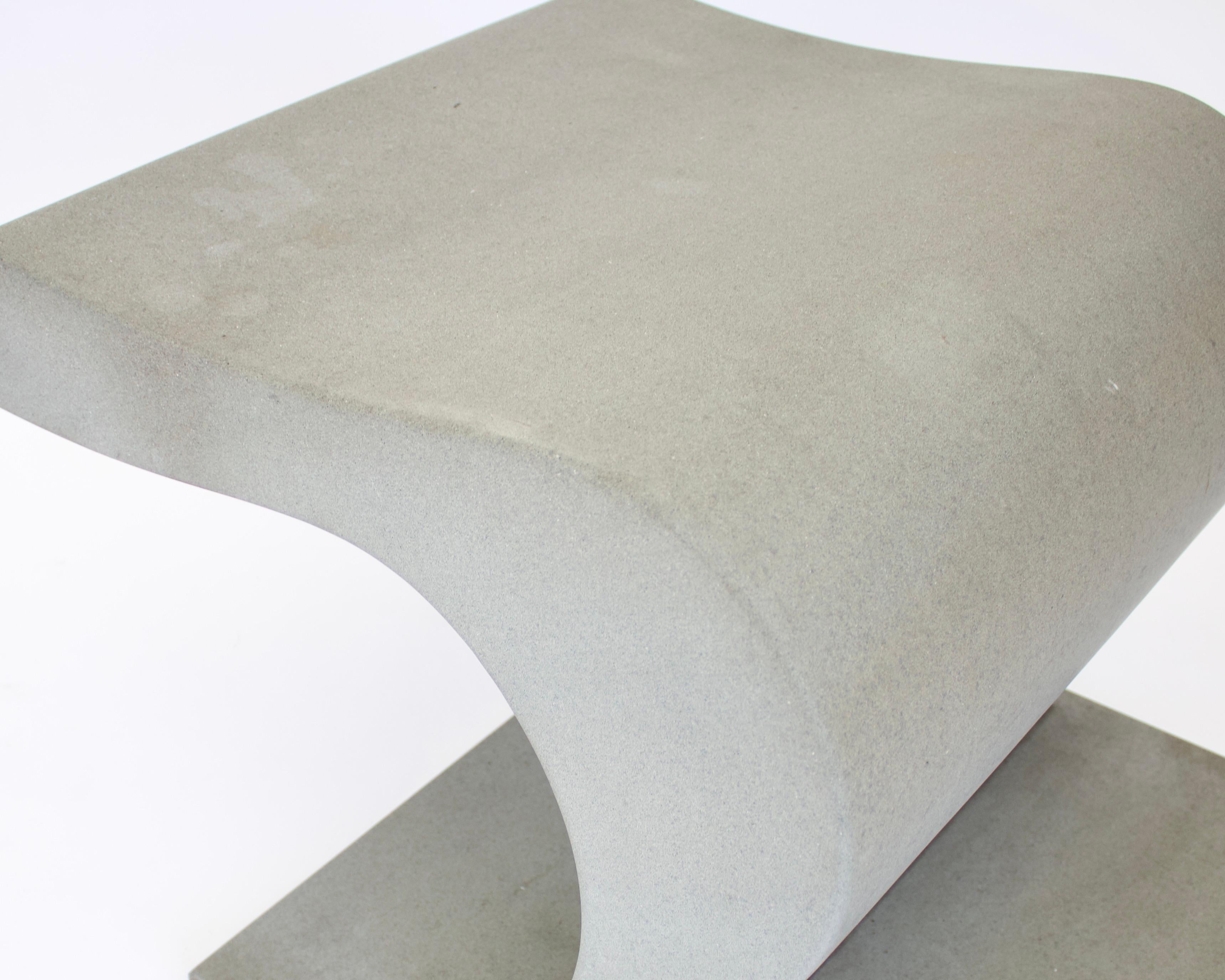 Angelo Mangiarotti Clizia Stool 1990 Pietra Serena Marble For Sale 7