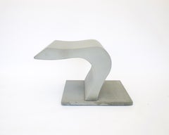 Angelo Mangiarotti Tabouret Clizia 1990 Marbre Pietra Serena