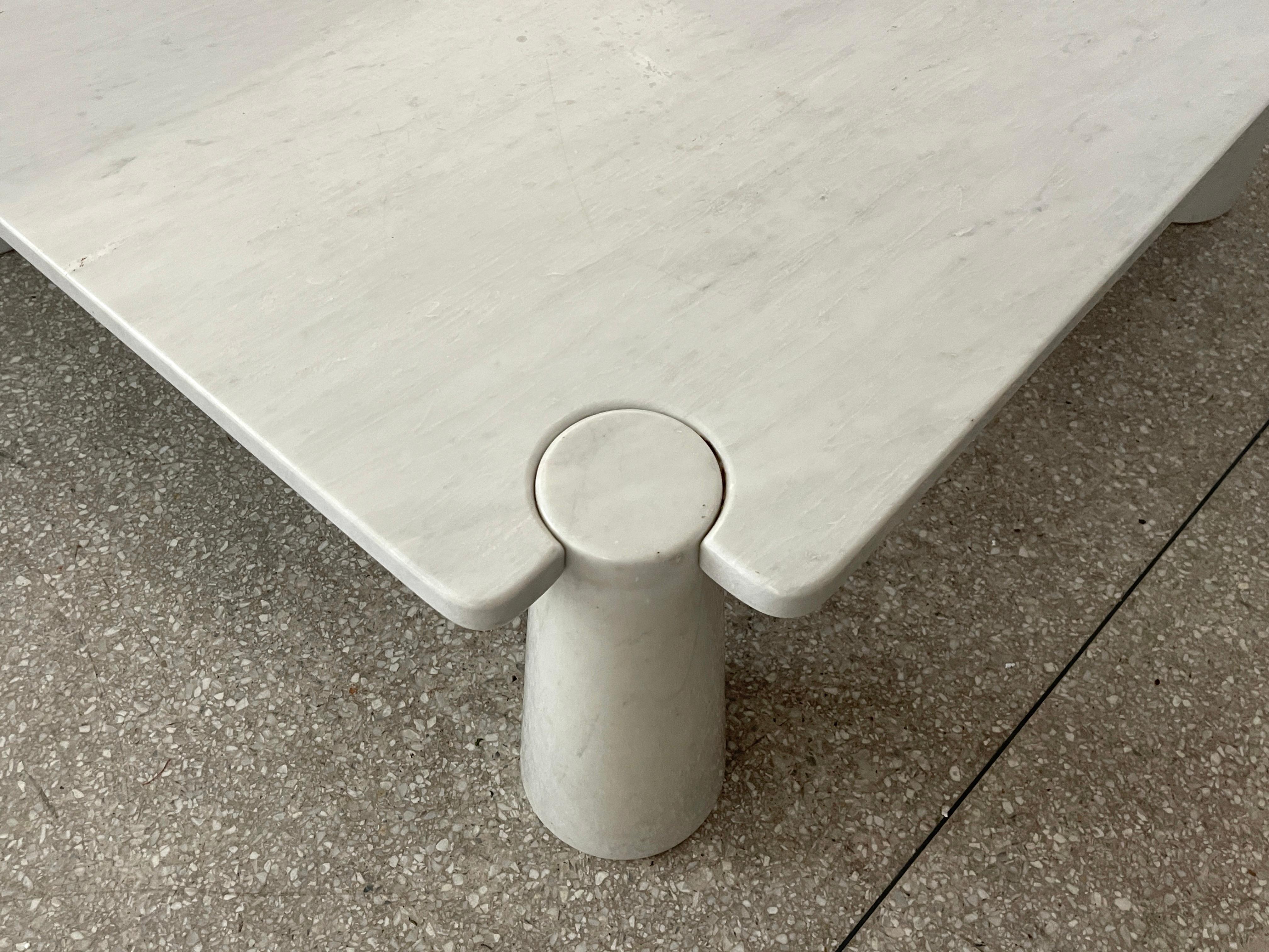 Mid-20th Century Angelo Mangiarotti Coffee Table For Sale