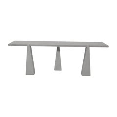 Angelo Mangiarotti Console Serena Stone Grey for Skipper