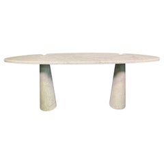 Angelo Mangiarotti Console Table Eros Carrara Marble