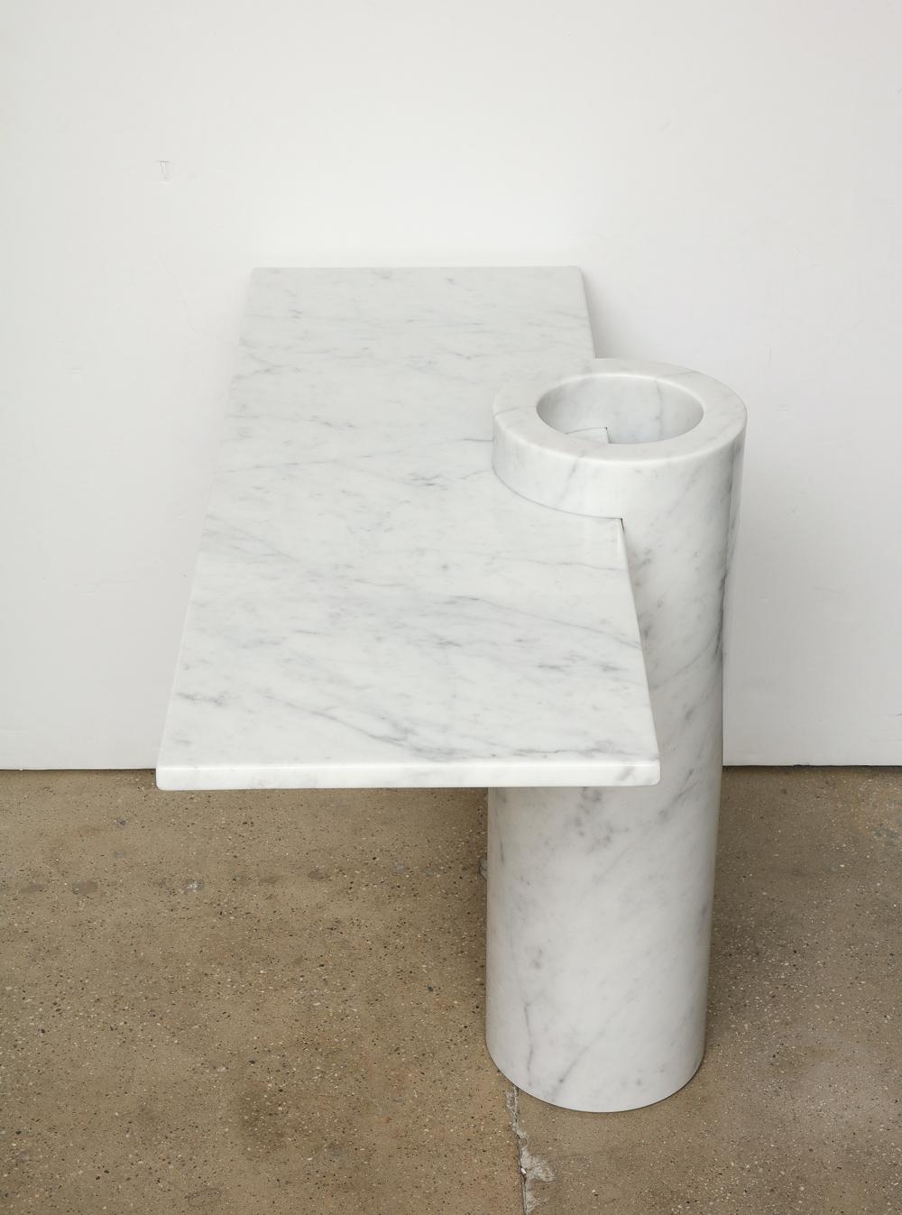 Modern Angelo Mangiarotti Console Table For Sale
