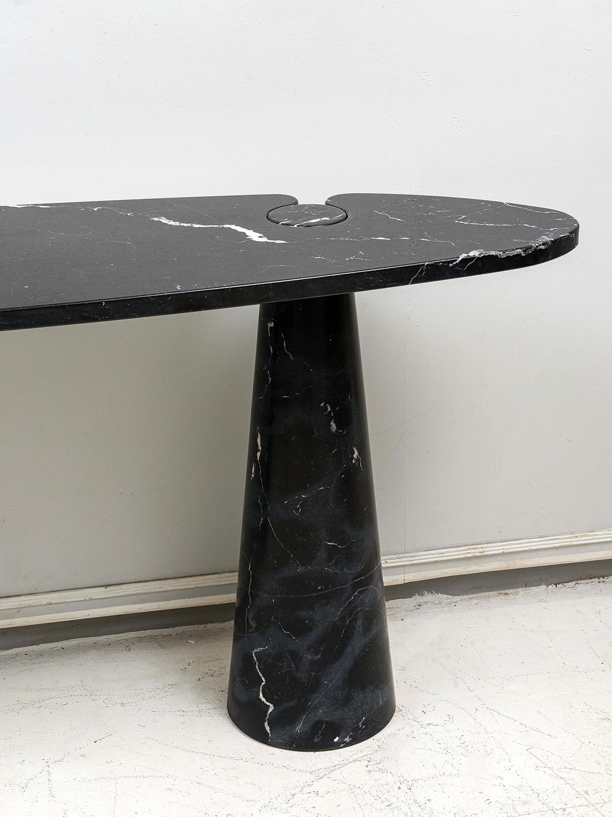 Hand-Crafted Angelo Mangiarotti Console Table from the 