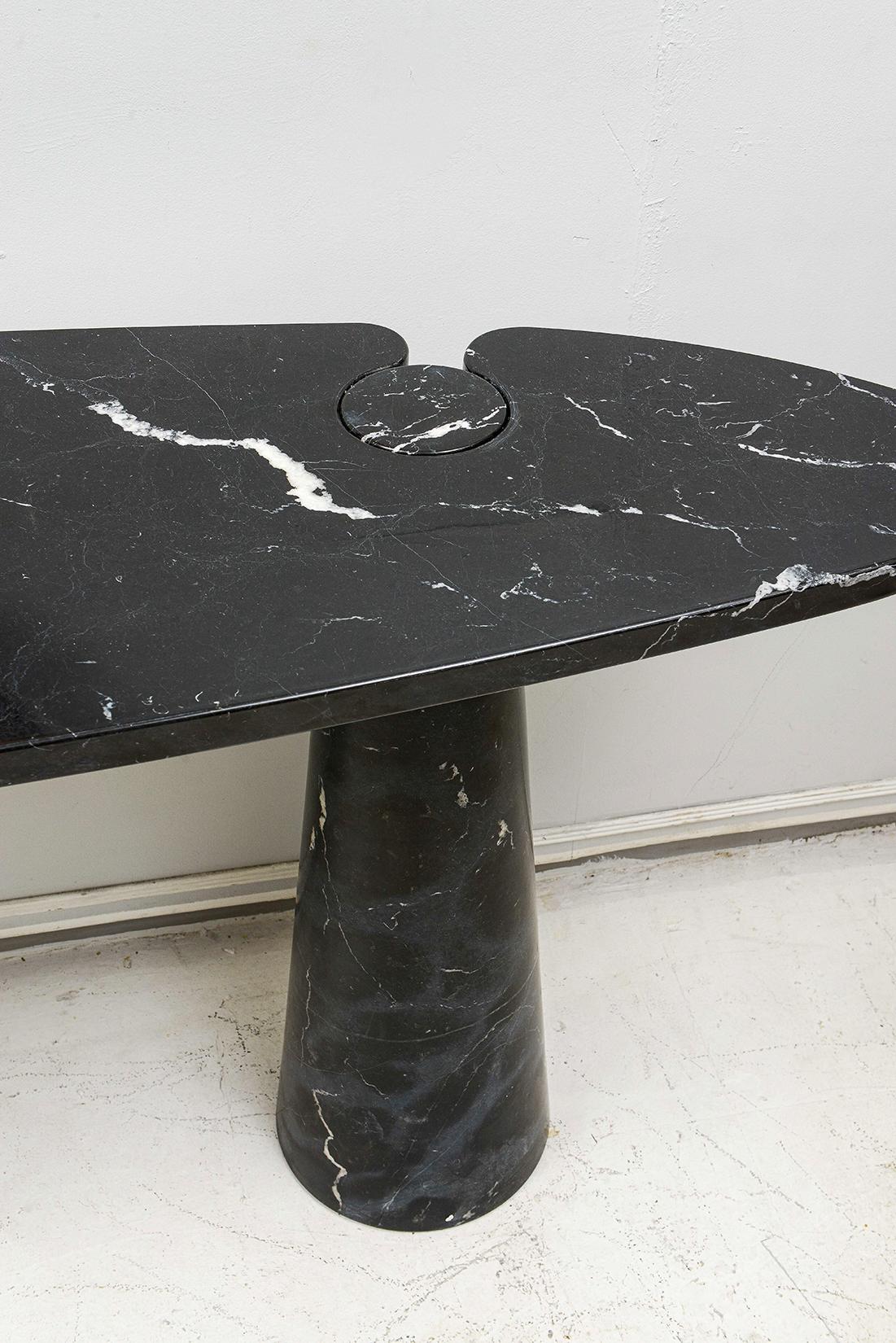 Marble Angelo Mangiarotti Console Table from the 