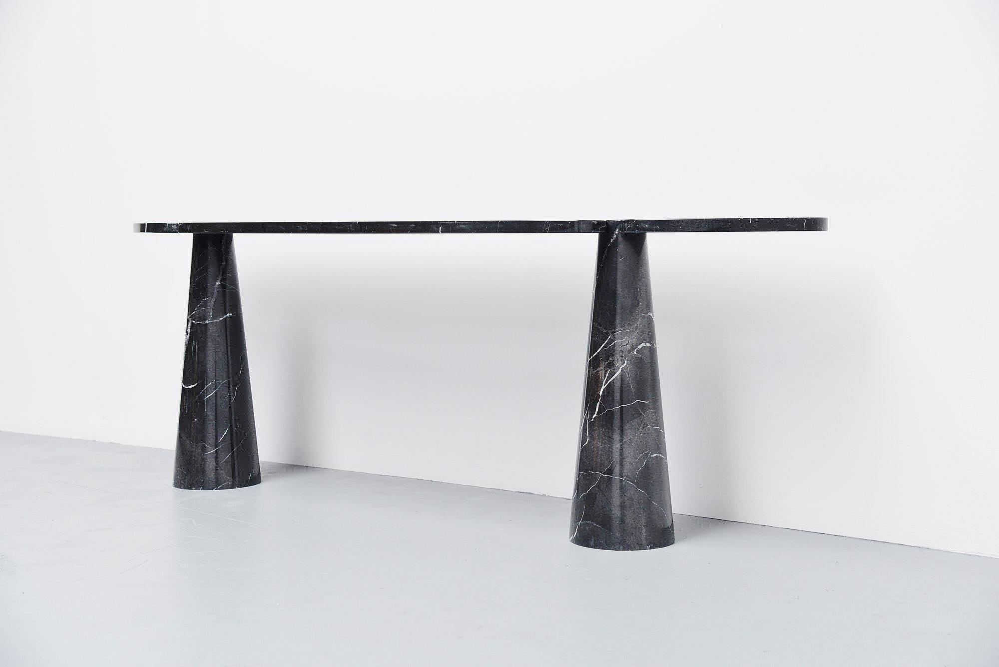 Mid-Century Modern Angelo Mangiarotti Console Table Skipper, Italy, 1971