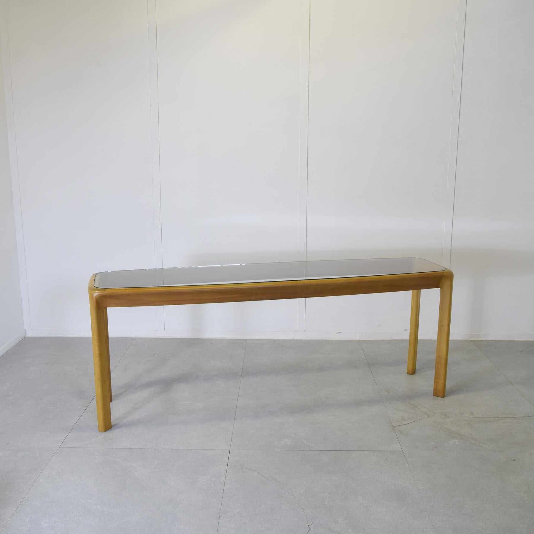 Mid-Century Modern Angelo Mangiarotti consolle De Nos 1970s. For Sale