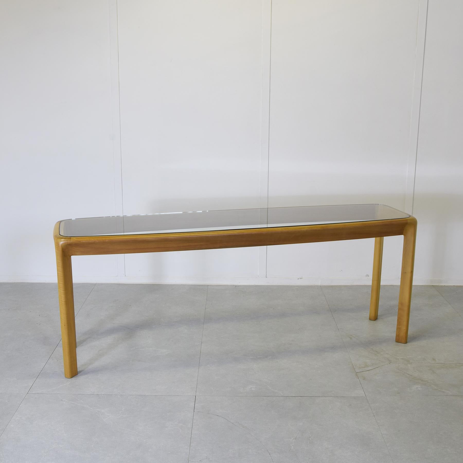 Italian Angelo Mangiarotti consolle De Nos 1970s. For Sale