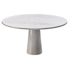 Angelo Mangiarotti Dining Table 'Eros' for Skipper in Carrara Marble