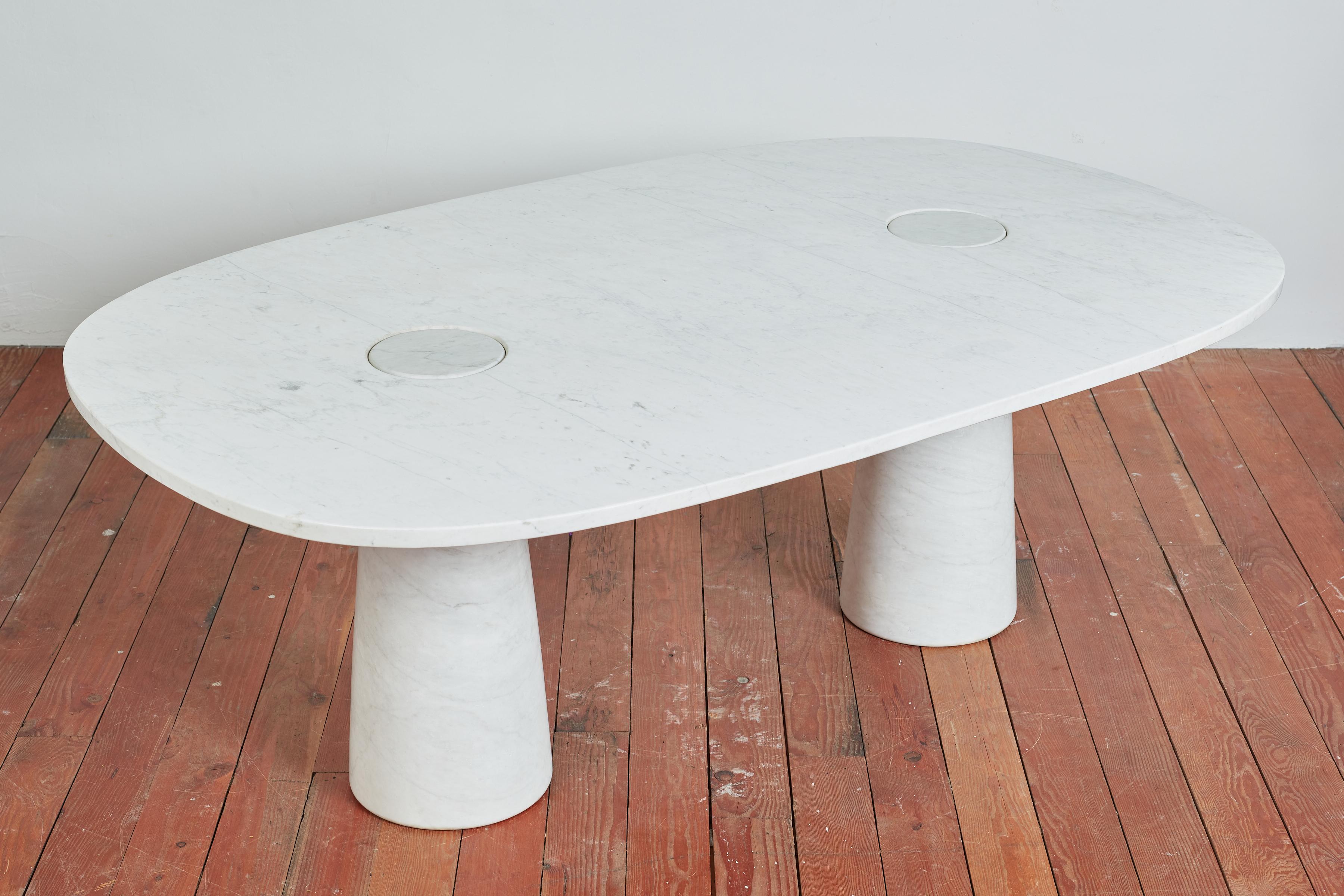 Marble Angelo Mangiarotti Dining Table For Sale
