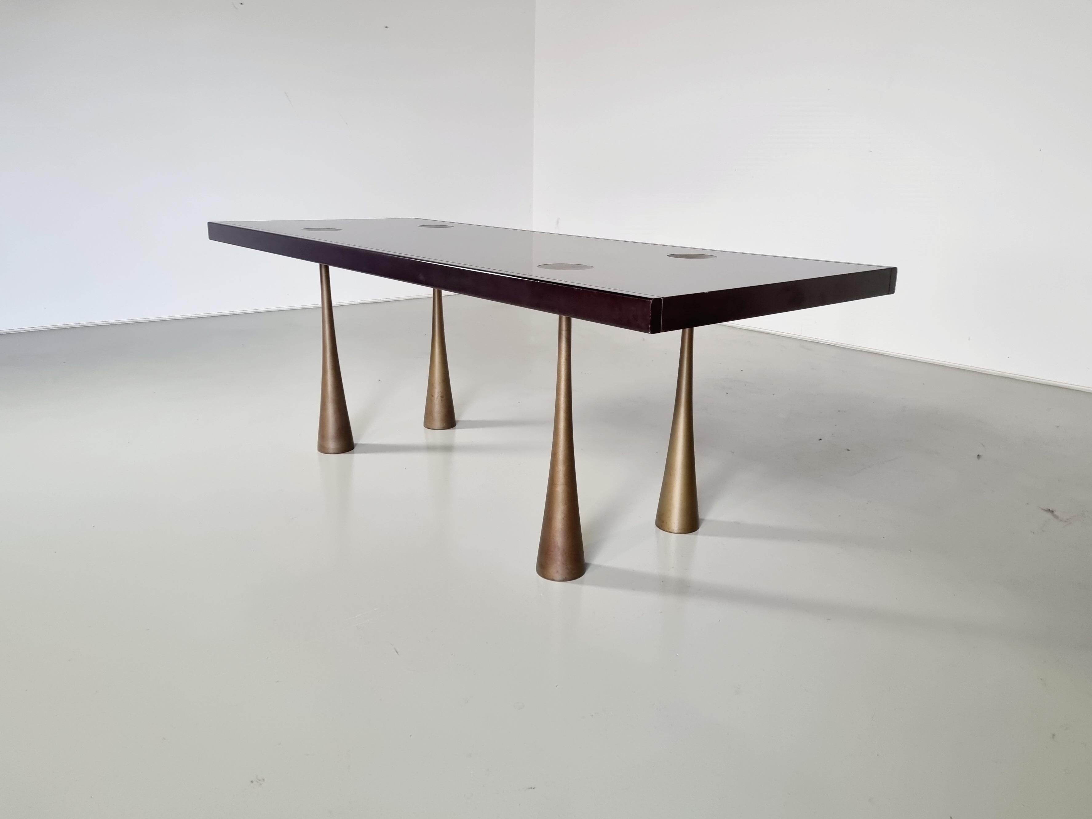 Angelo Mangiarotti Dining Table, La Sorgente Dei Mobili, Italy, 1970s In Good Condition For Sale In amstelveen, NL
