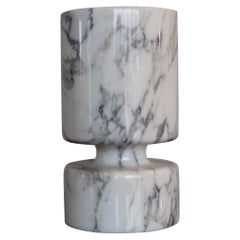 Retro Angelo Mangiarotti Double Sided Marble Vase