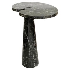 Vintage Angelo Mangiarotti - Eos Side Table in Marquina Black Marble