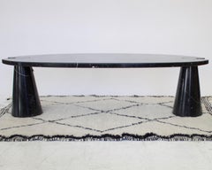 Angelo Mangiarotti Eros Coffee Table Black Marquina Marble Fucina for Skipper
