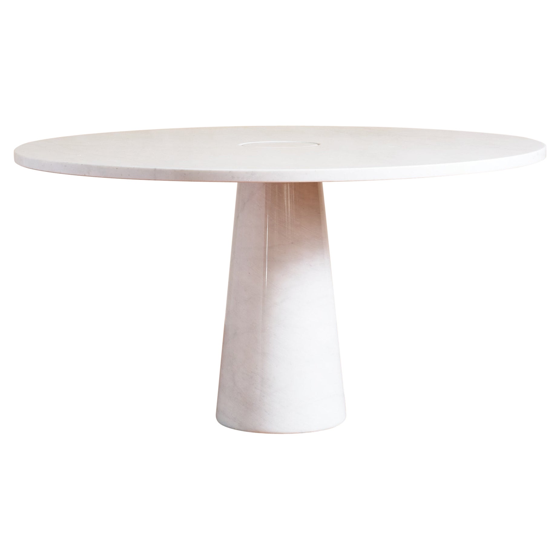 Angelo Mangiarotti Eros Dining Table, Carrara Marble, Italy, 1970s
