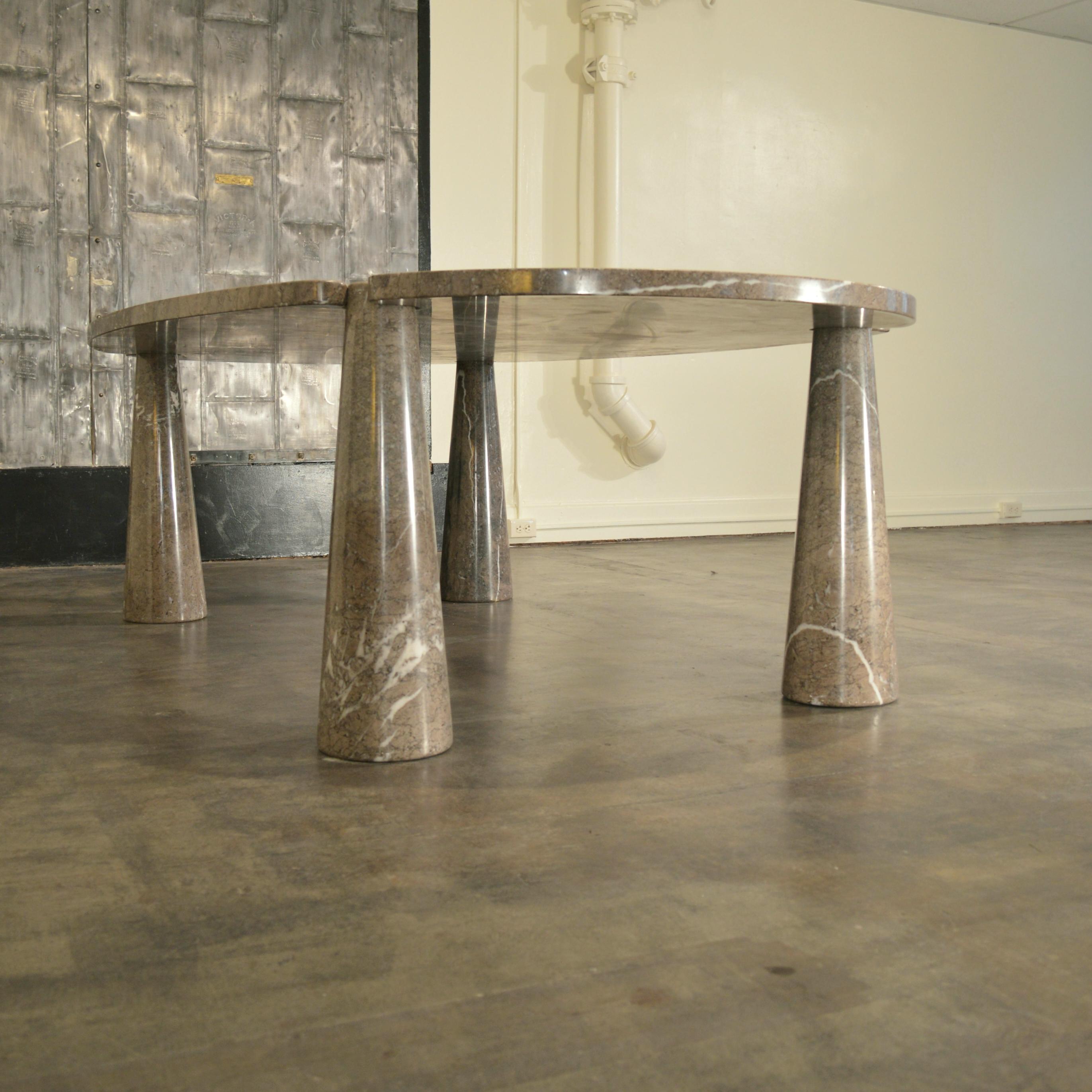 Angelo Mangiarotti 'Eros' Dining Table in Mondragone Marble  2