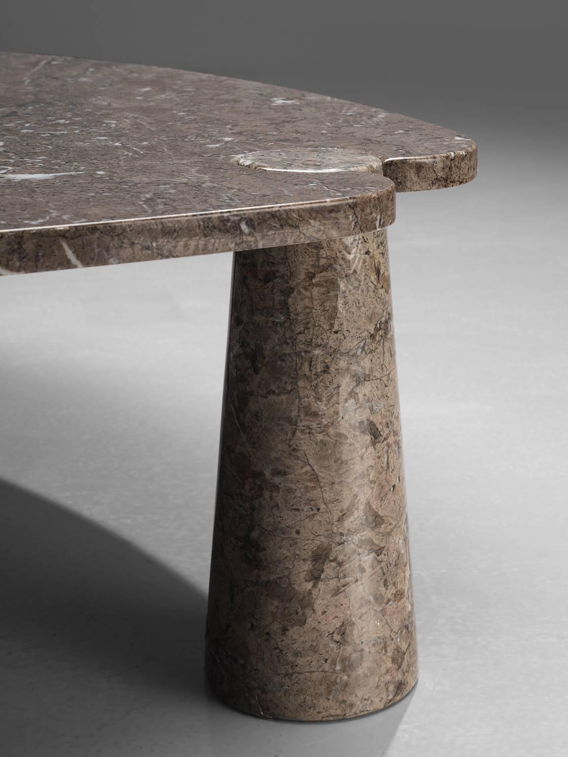 Late 20th Century Angelo Mangiarotti 'Eros' Marble Cocktail Table