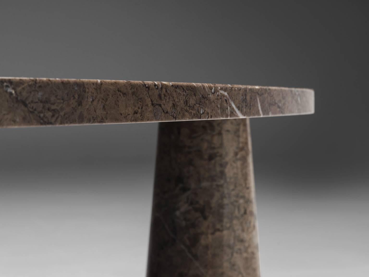 Late 20th Century Angelo Mangiarotti 'Eros' Marble Cocktail Table