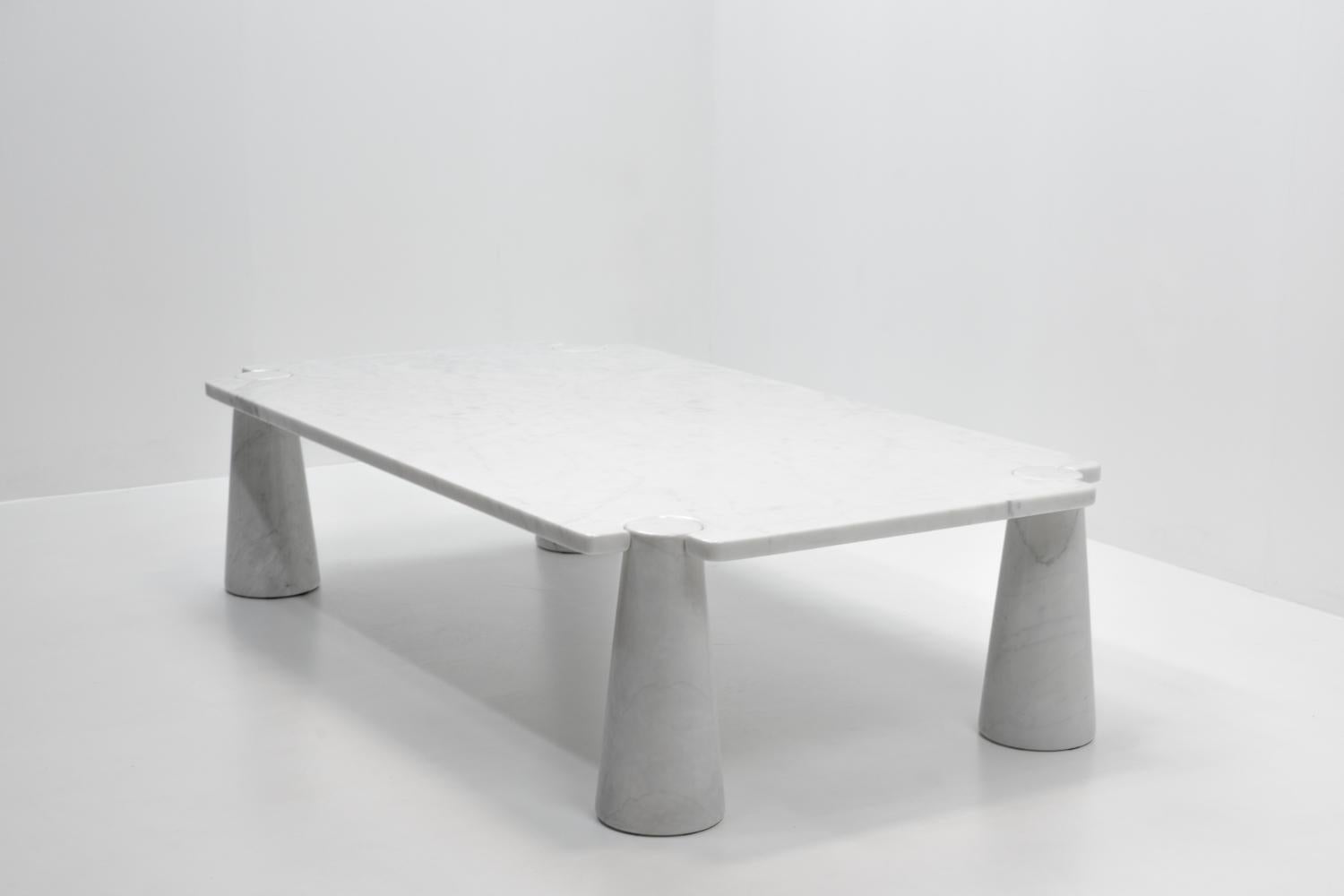 Angelo Mangiarotti, Eros Marmor Couchtisch, 1970er Jahre (Italienisch) im Angebot
