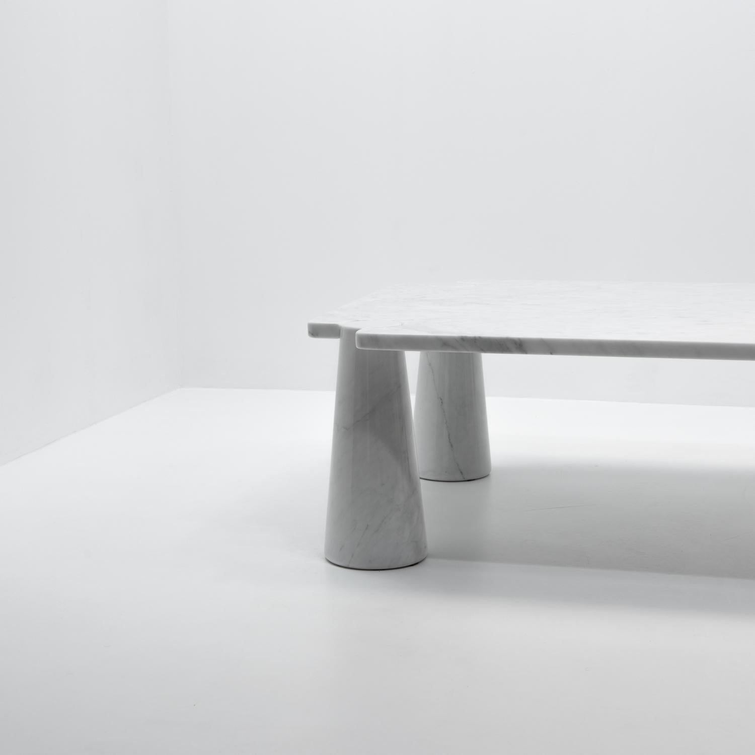 Angelo Mangiarotti, Eros Marmor Couchtisch, 1970er Jahre im Zustand „Gut“ im Angebot in Renens, CH