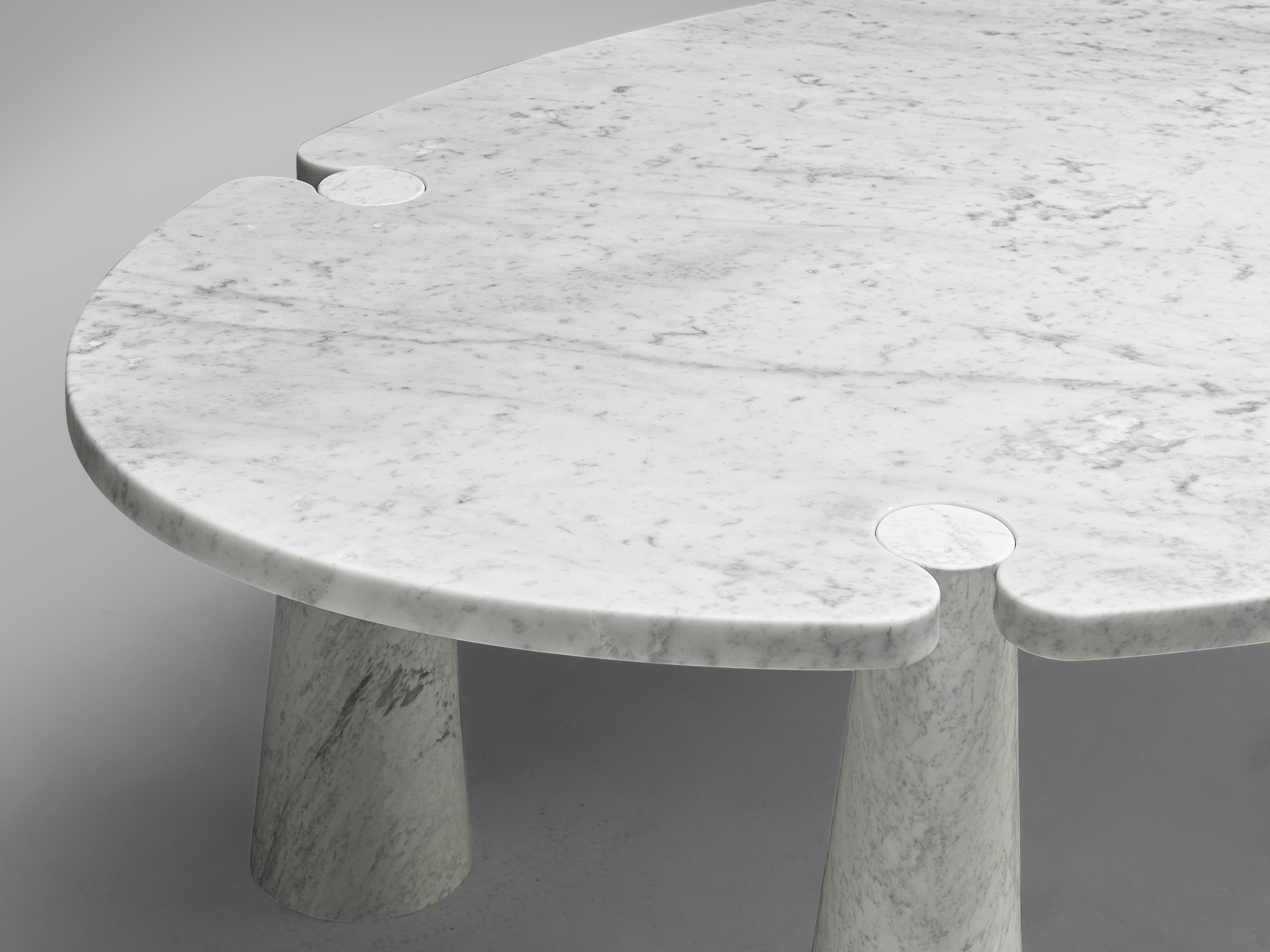 Mid-Century Modern Angelo Mangiarotti 'Eros' Marble Dining Table