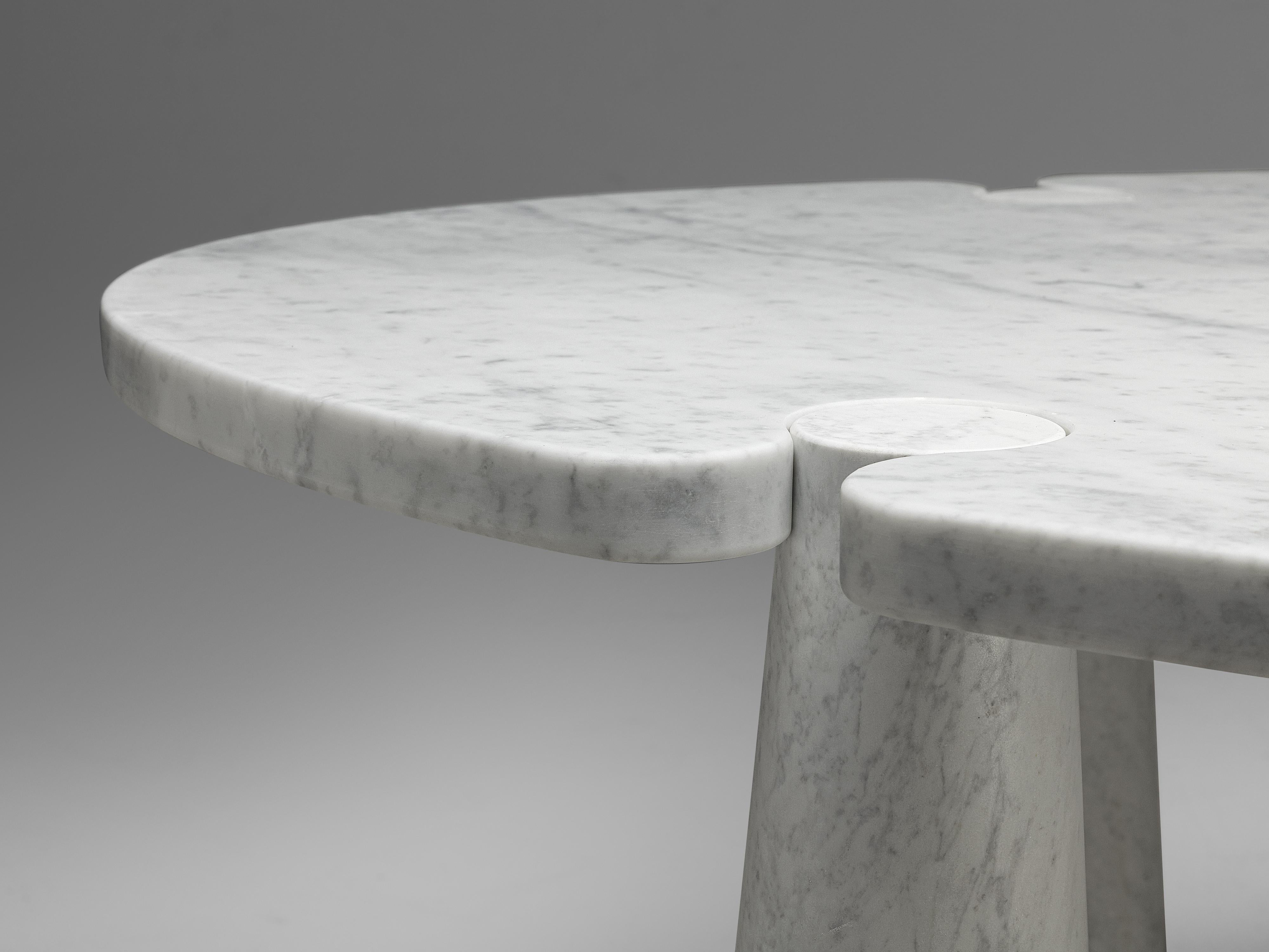 Italian Angelo Mangiarotti 'Eros' Marble Dining Table