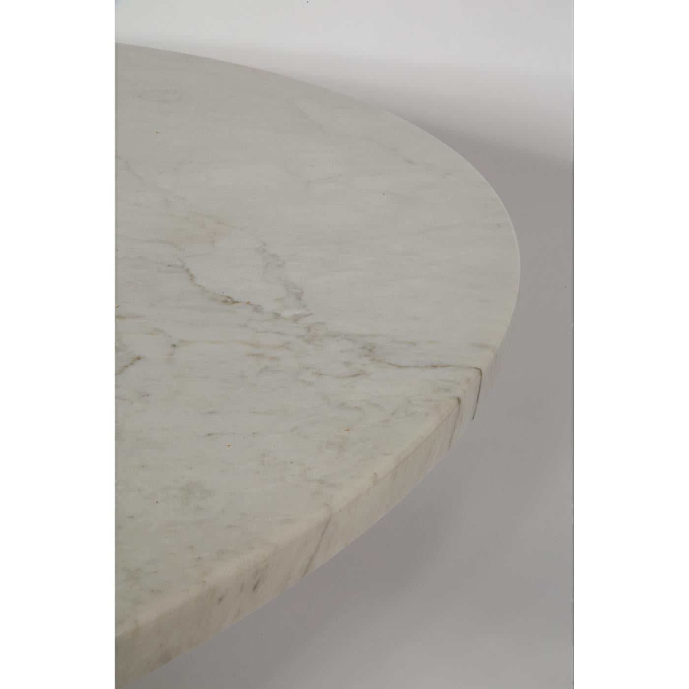 Fin du 20e siècle Angelo Mangiarotti, « Eros », table de salle à manger en marbre, Skipper, 1970 en vente