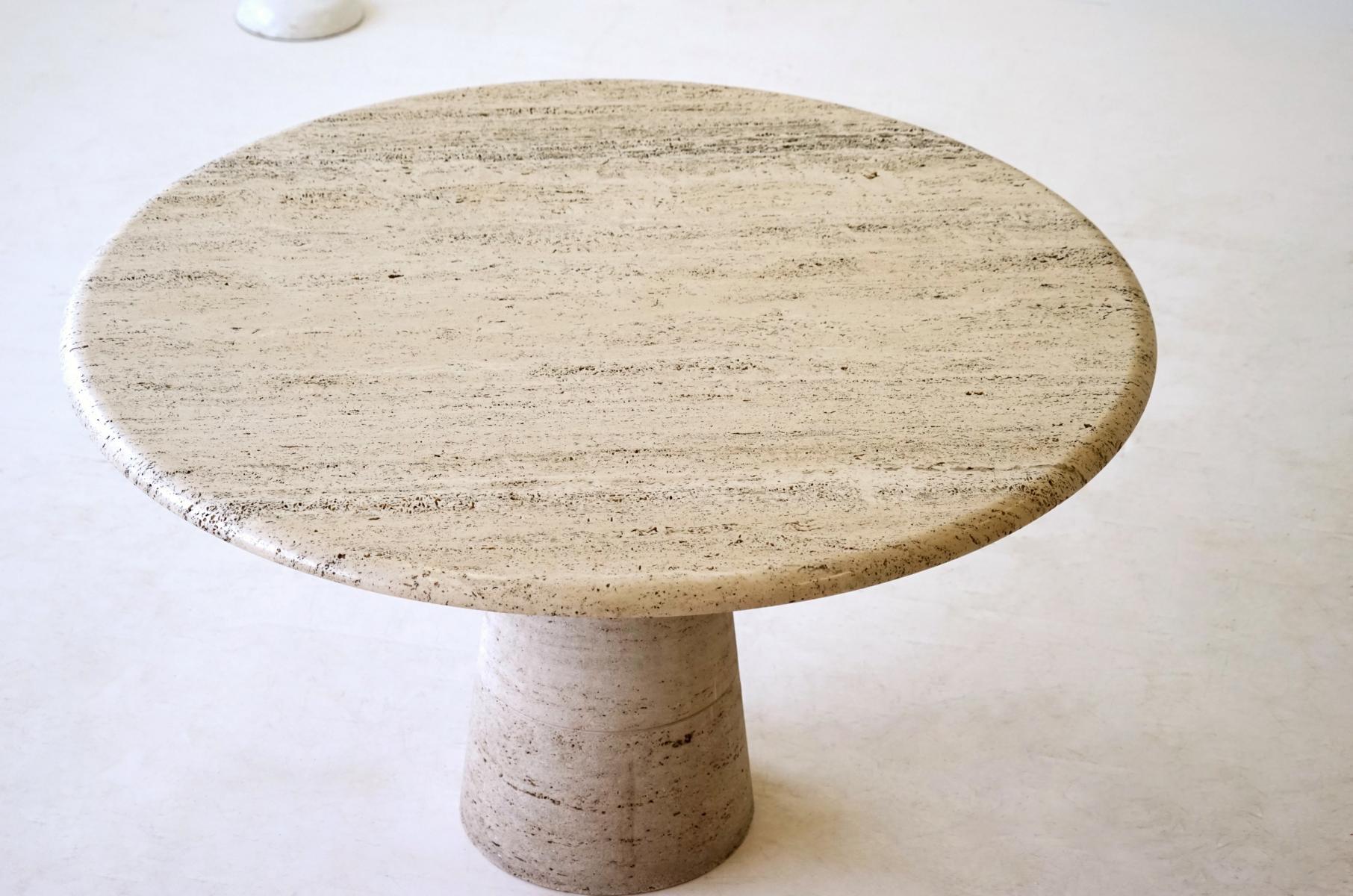 Late 20th Century Angelo Mangiarotti Eros Marble Skipper Italy 1970s Marble Dining Table