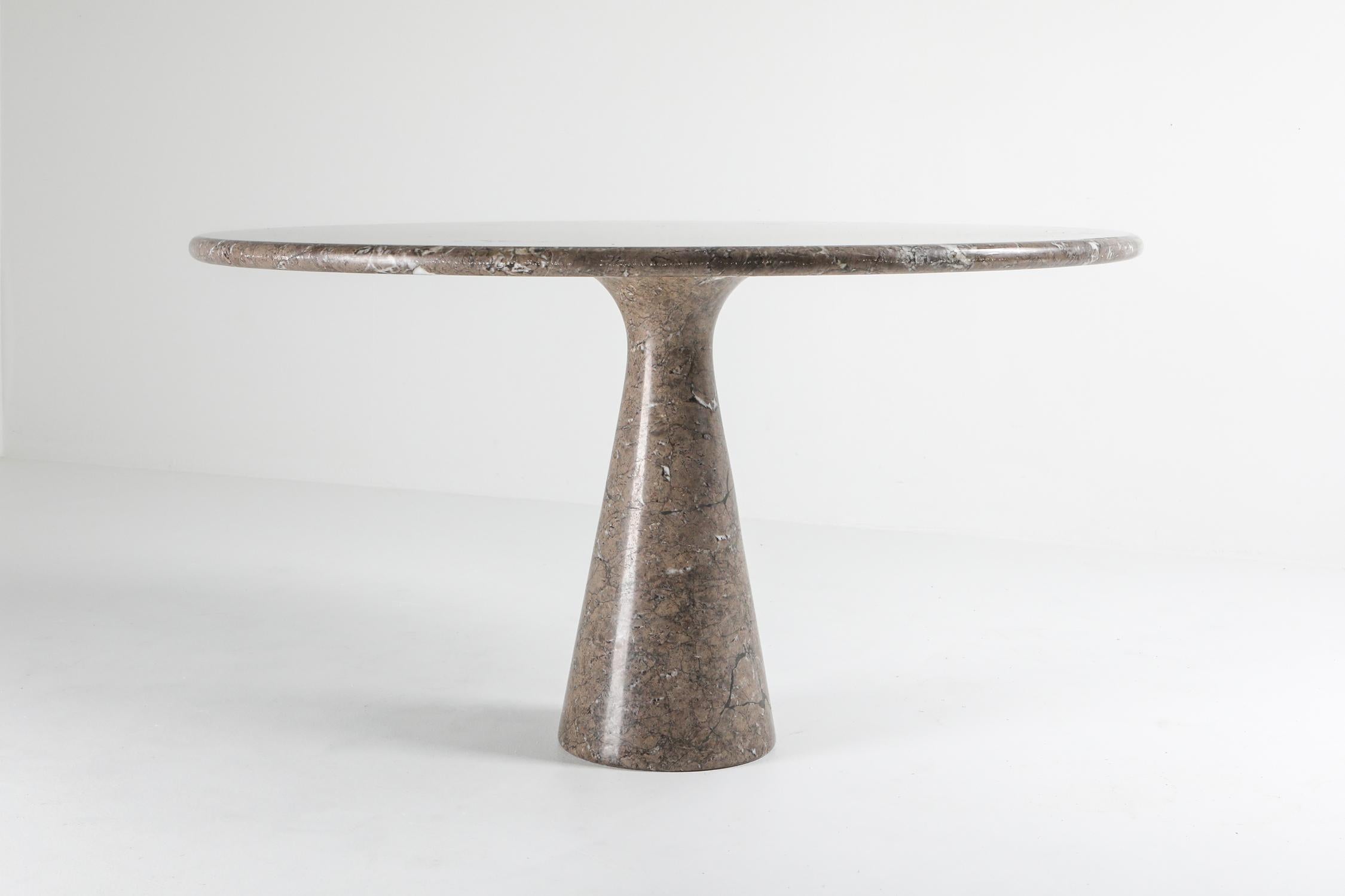 Post-Modern Angelo Mangiarotti 'Eros' Mondragone Marble Dining Table