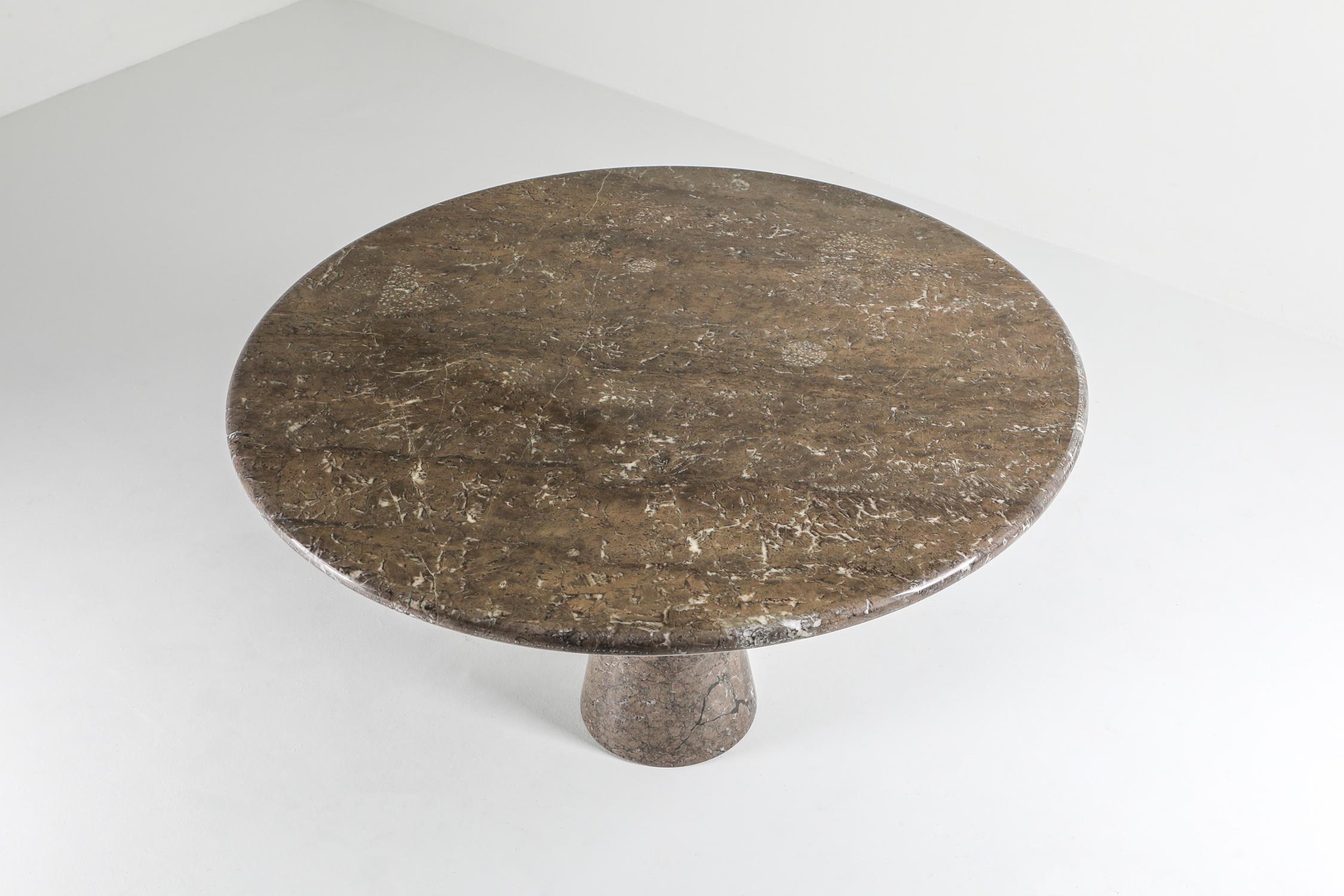 Angelo Mangiarotti 'Eros' Mondragone Marble Dining Table In Excellent Condition In Antwerp, BE