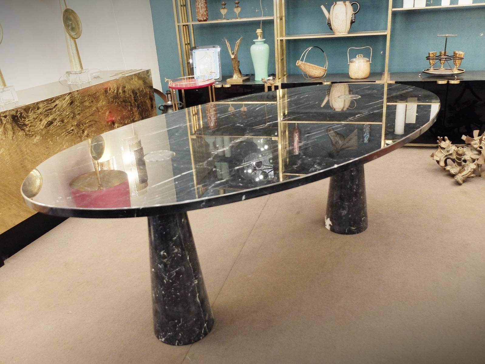 nero marquina marble dining table