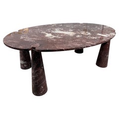 Angelo Mangiarotti "Eros" Oval Marble Dining Table, 1970s