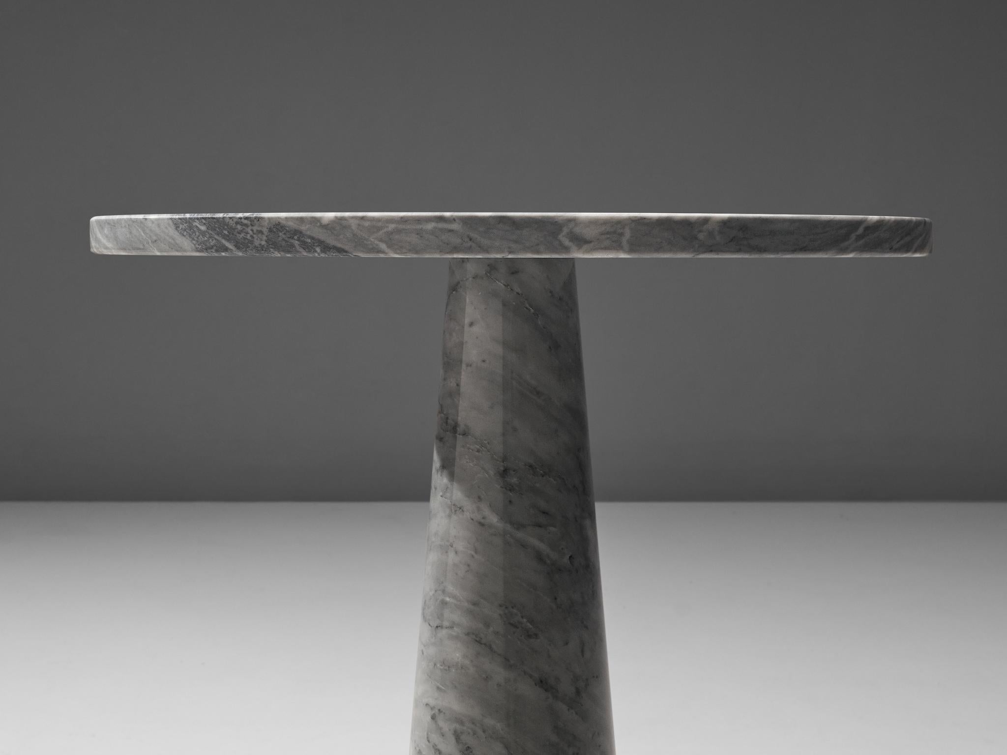 Angelo Mangiarotti 'Eros' Side Table in Carrara Marble 1