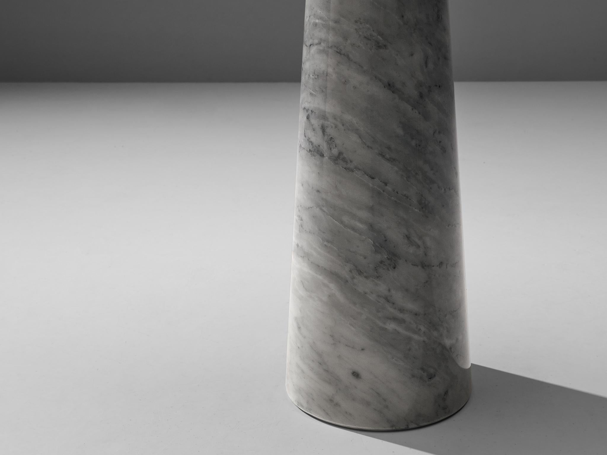 Angelo Mangiarotti 'Eros' Side Table in Carrara Marble 2