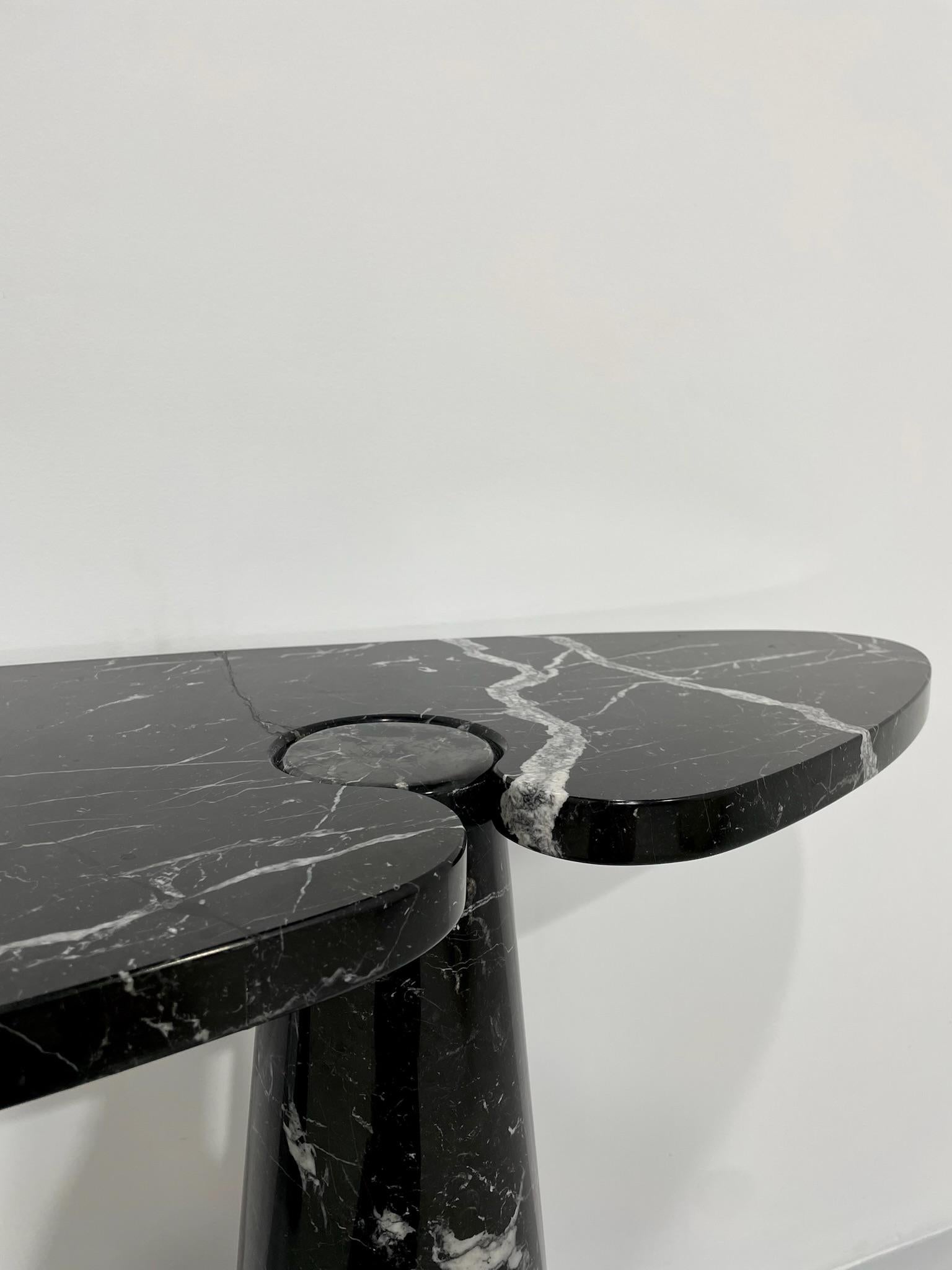 Angelo Mangiarotti Eros Style Console Table In Good Condition For Sale In Toronto, CA