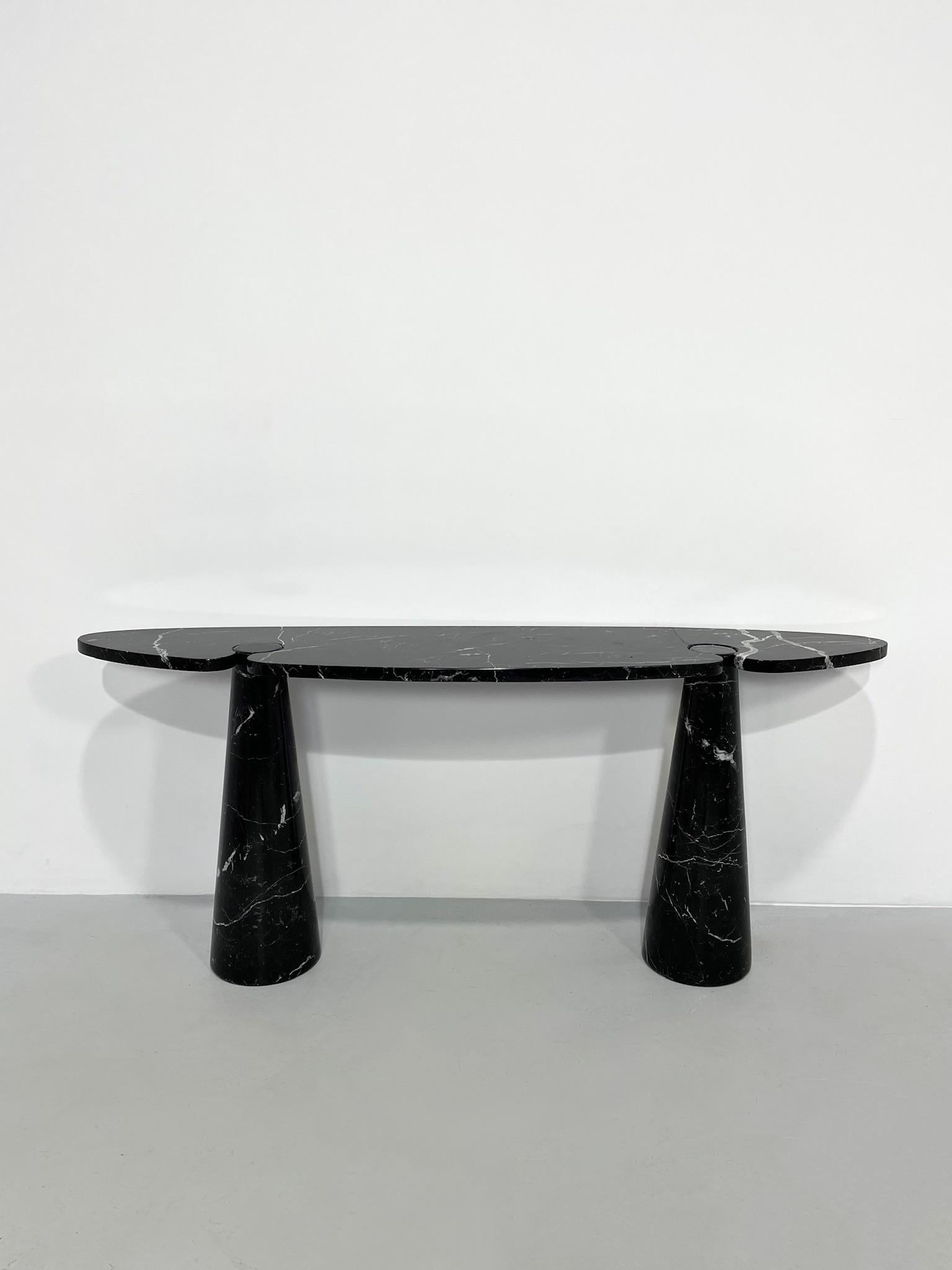 Angelo Mangiarotti Eros Style Console Table For Sale 2