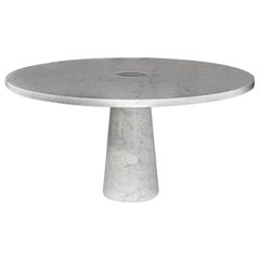 Angelo Mangiarotti, Eros Table, Carrara Marble, Italy, circa 1970