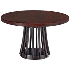 Angelo Mangiarotti Extendable Table in Mahogany